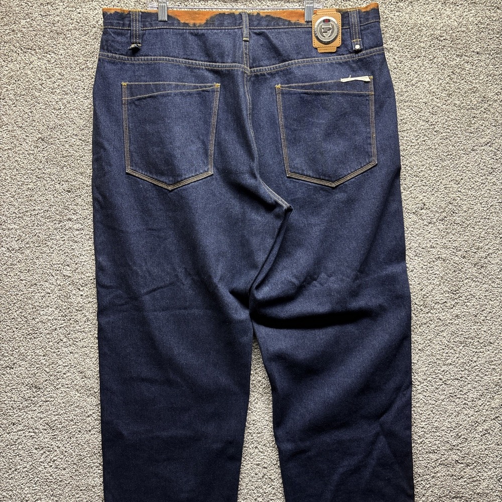 Vintage Phat Farm Flava Jeans 42x33 Baggy Skater HipHop Y2K Grunge PPT41504 Wide